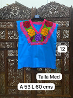 Cargar imagen en el visor de la galería, BLUSA &quot;Zinacantán&quot; talla MEDIANA
