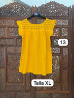 Cargar imagen en el visor de la galería, BLUSA "Manta y encaje" Talla XL
