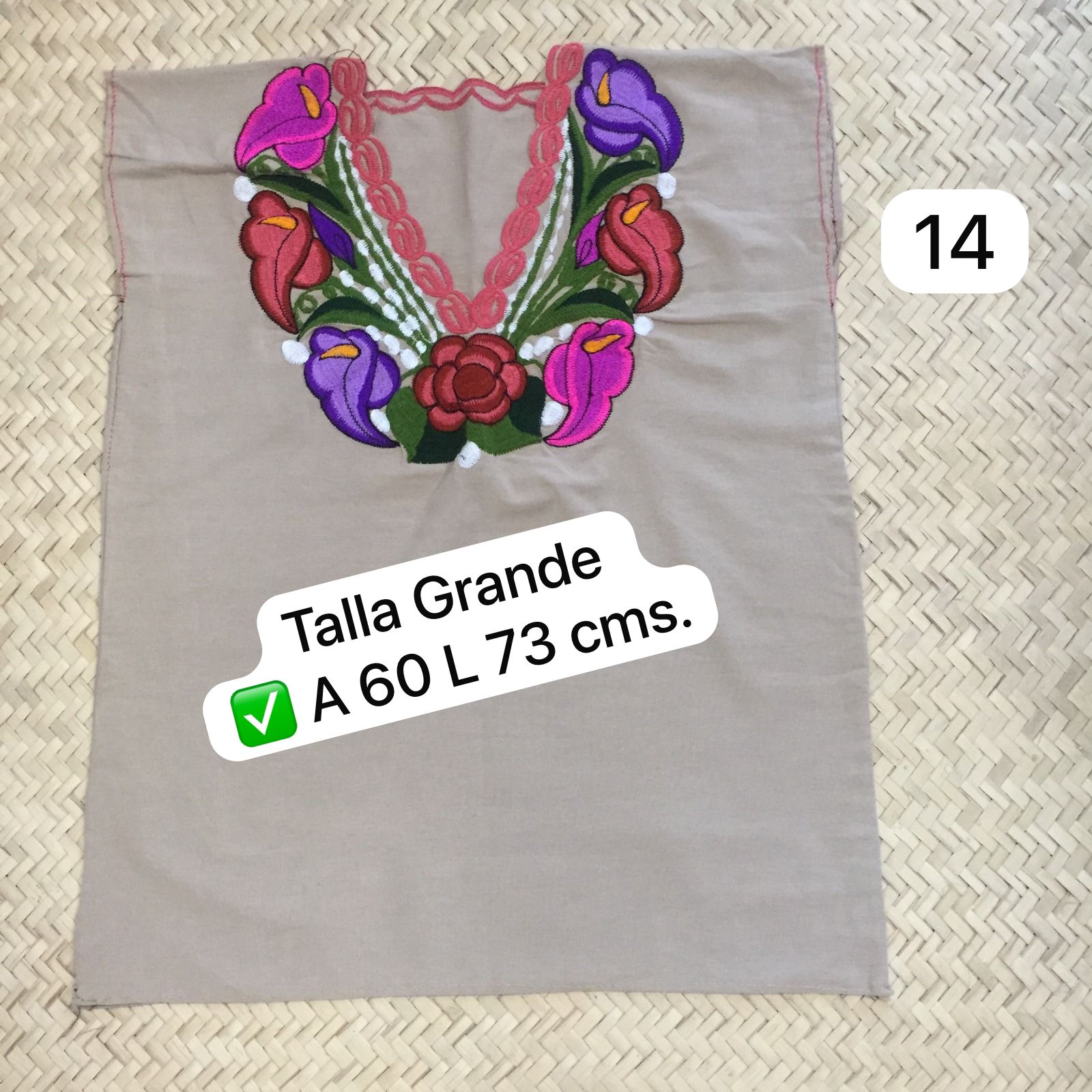 BLUSA "Zinacantán" talla GRANDE