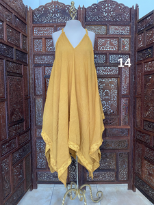 VESTIDO IRREGULAR DE TIRANTES