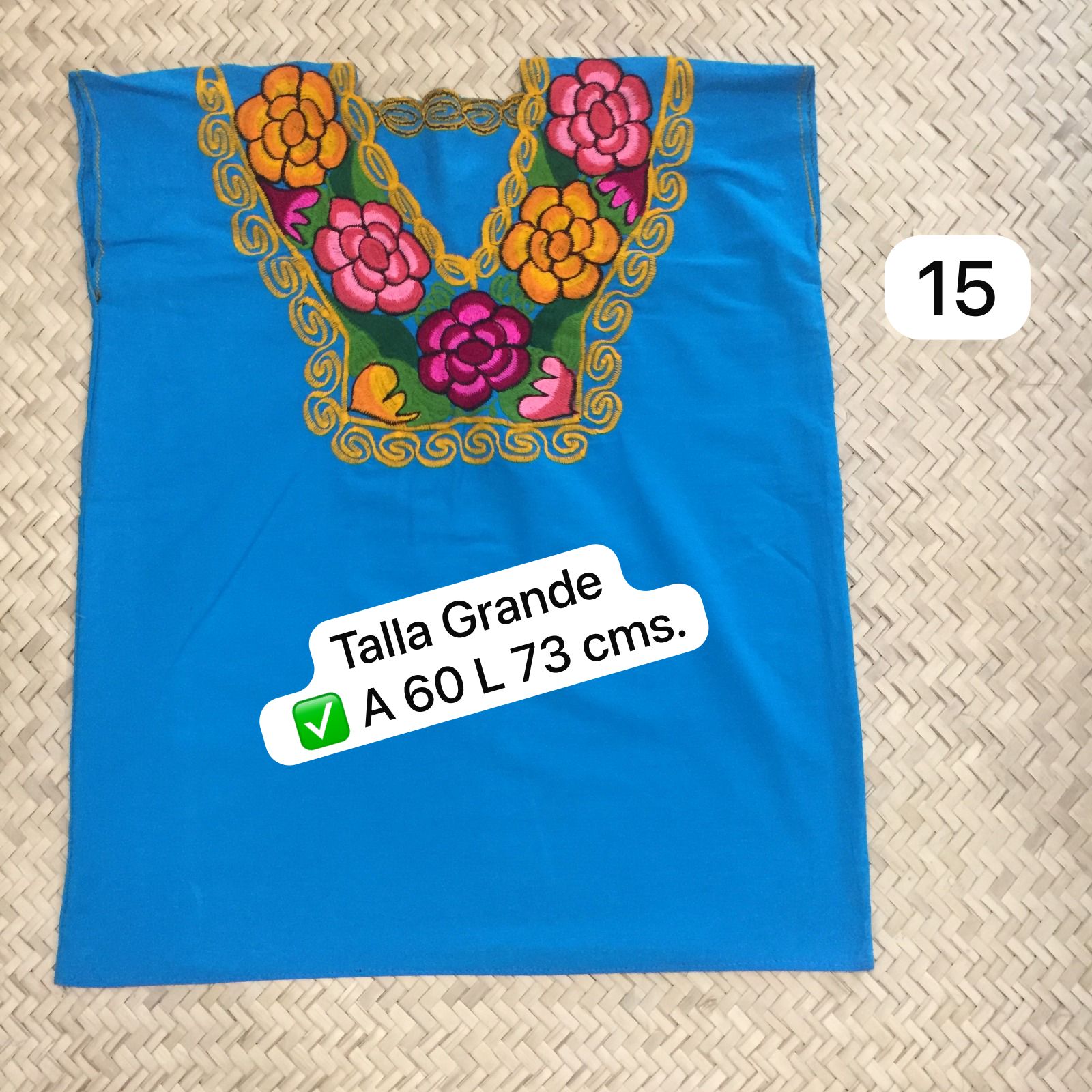 BLUSA "Zinacantán" talla GRANDE