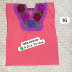 Cargar imagen en el visor de la galería, BLUSA &quot;Zinacantán&quot; talla GRANDE
