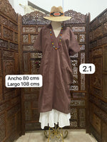 Cargar imagen en el visor de la galería, HUIPIL "BETAZA" 80-85 cms COLORES
