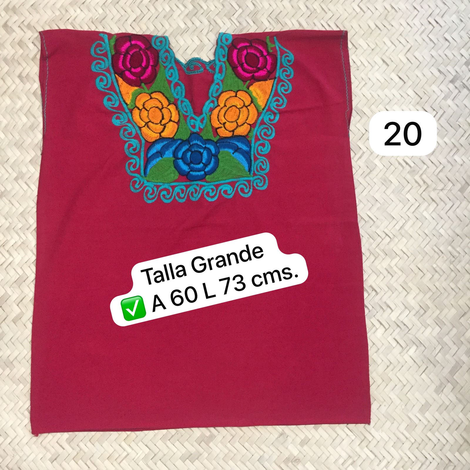 BLUSA "Zinacantán" talla GRANDE