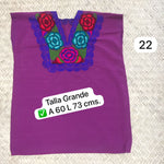 Cargar imagen en el visor de la galería, BLUSA &quot;Zinacantán&quot; talla GRANDE
