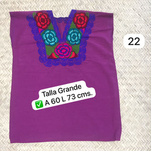 BLUSA "Zinacantán" talla GRANDE
