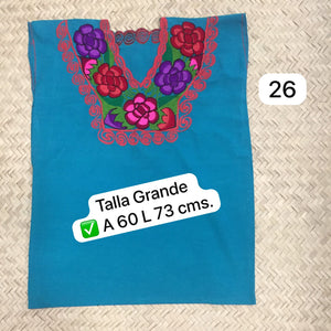 BLUSA "Zinacantán" talla GRANDE