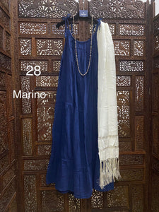 VESTIDO TIRANTES Unitalla largo 120 cms