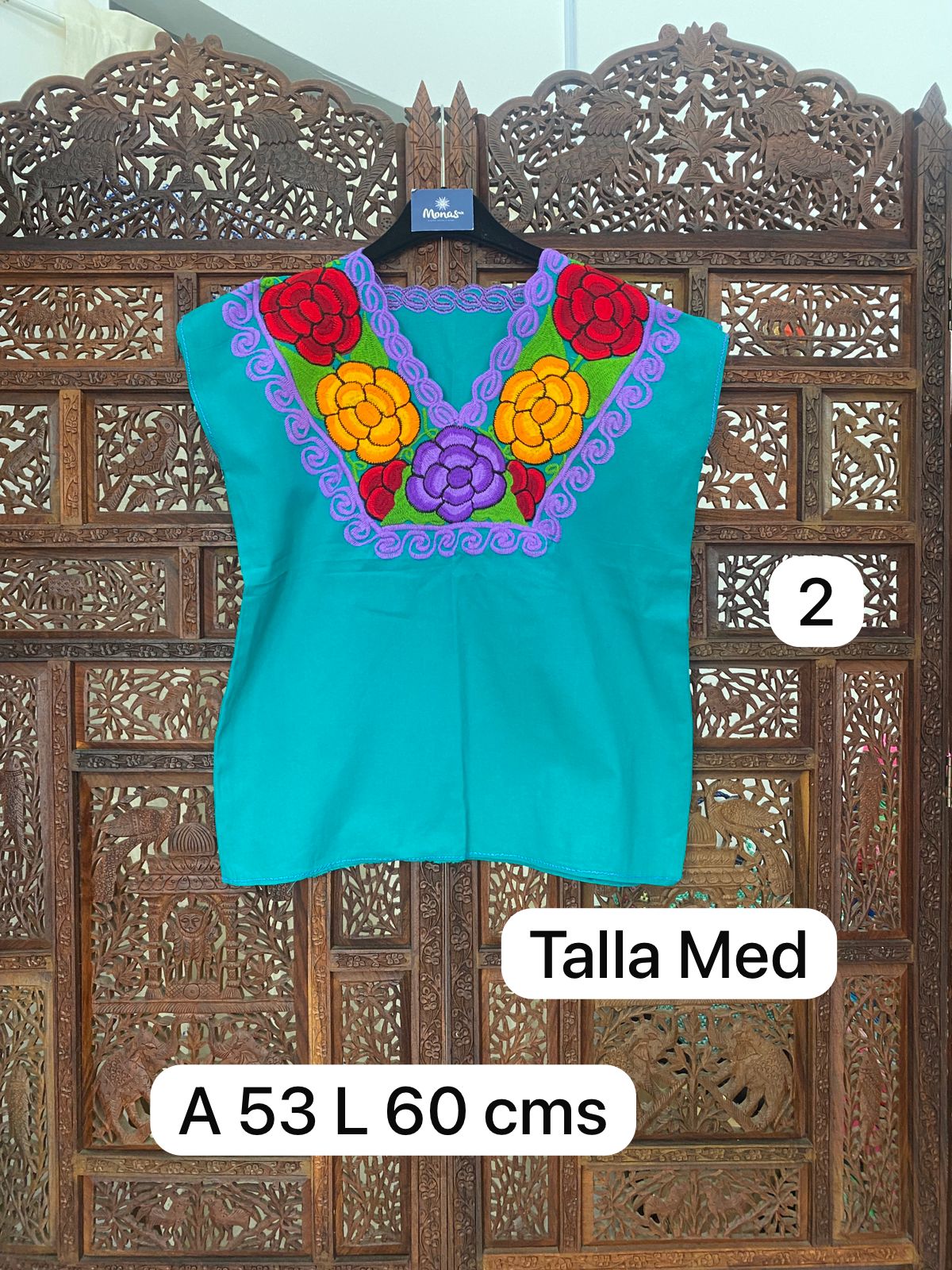 BLUSA "Zinacantán" talla MEDIANA