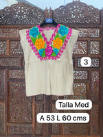 Cargar imagen en el visor de la galería, BLUSA &quot;Zinacantán&quot; talla MEDIANA

