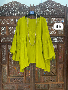 BLUSA "Mariposa" UNITALLA