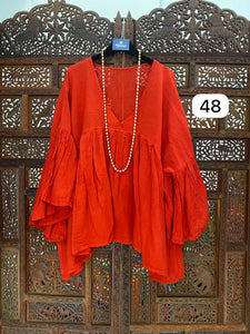 BLUSA "Mariposa" UNITALLA