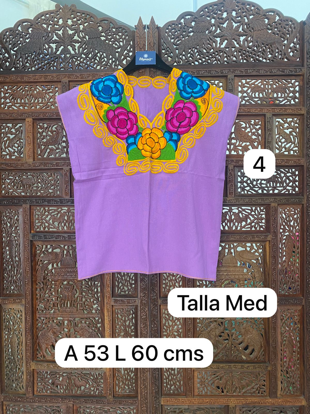 BLUSA "Zinacantán" talla MEDIANA