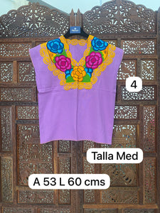 BLUSA "Zinacantán" talla MEDIANA