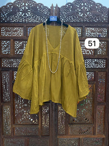 BLUSA "Mariposa" UNITALLA