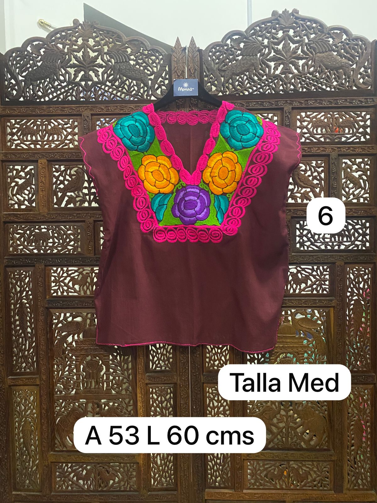 BLUSA "Zinacantán" talla MEDIANA