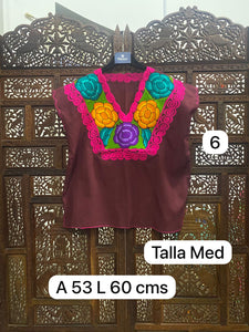 BLUSA "Zinacantán" talla MEDIANA