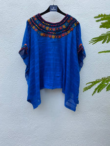 Huipil Rococó AZUL # 07