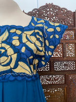 Cargar imagen en el visor de la galería, Vestido largo "Flores de Zinacantán"
