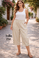 Cargar imagen en el visor de la galería, PANTALON "CAPRI" talla 2XL
