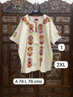 Cargar imagen en el visor de la galería, BLUSA "Florecitas" Talla 2XL
