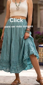Cargar imagen en el visor de la galería, FALDA CAMPESINA UNITALLA (queda bien hasta XL)
