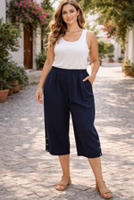 Cargar imagen en el visor de la galería, PANTALON "CAPRI" Talla Grande
