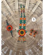 Cargar imagen en el visor de la galería, COLLAR &quot;Wixárica&quot; con aretes y brazalete
