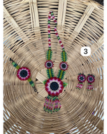 Cargar imagen en el visor de la galería, COLLAR &quot;Wixárica&quot; con aretes y brazalete
