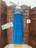 Cargar imagen en el visor de la galería, Vestido largo "Flores de Zinacantán"
