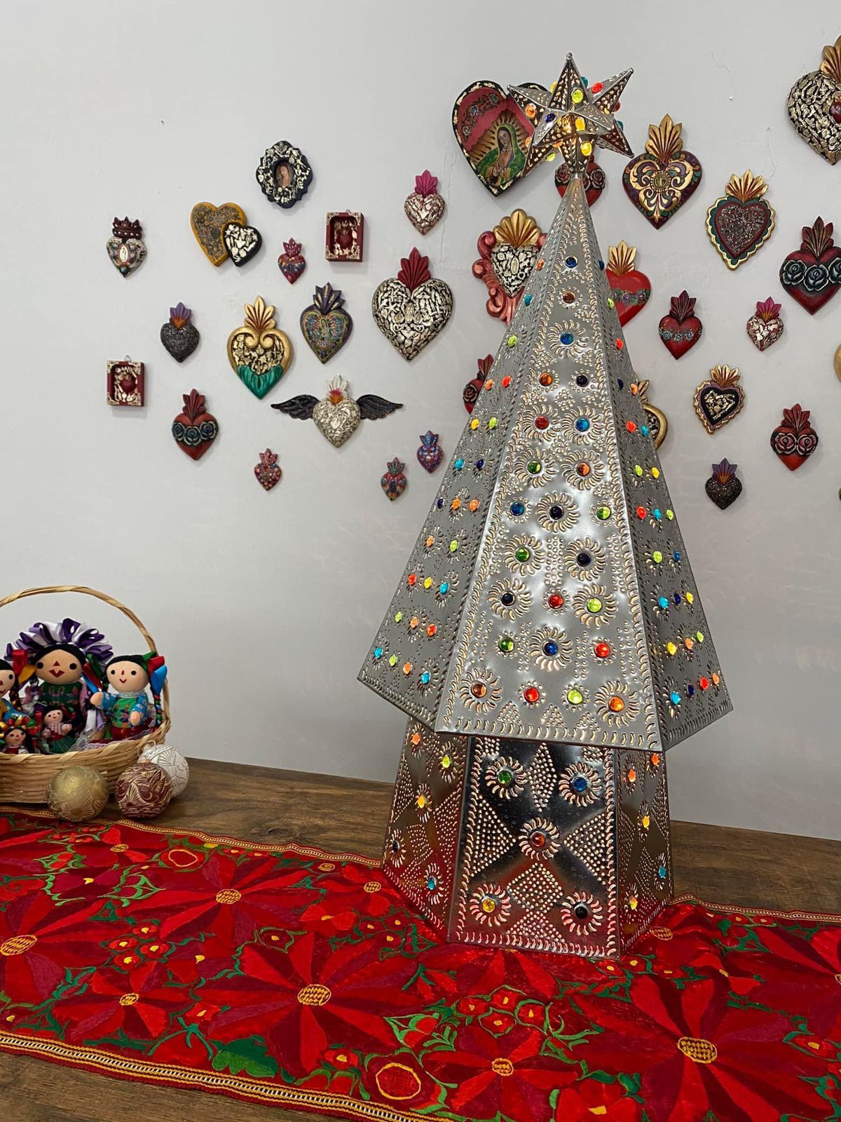 Pino Navideño de hojalata