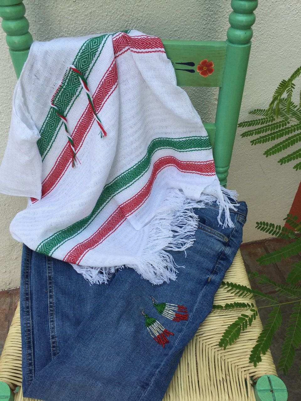 Blusa Mitla tricolor