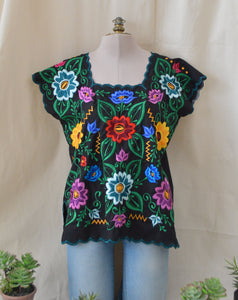 Blusa Frida cuello jade / CH