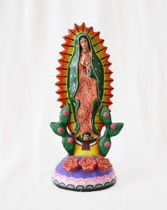 Virgen de Guadalupe base lila