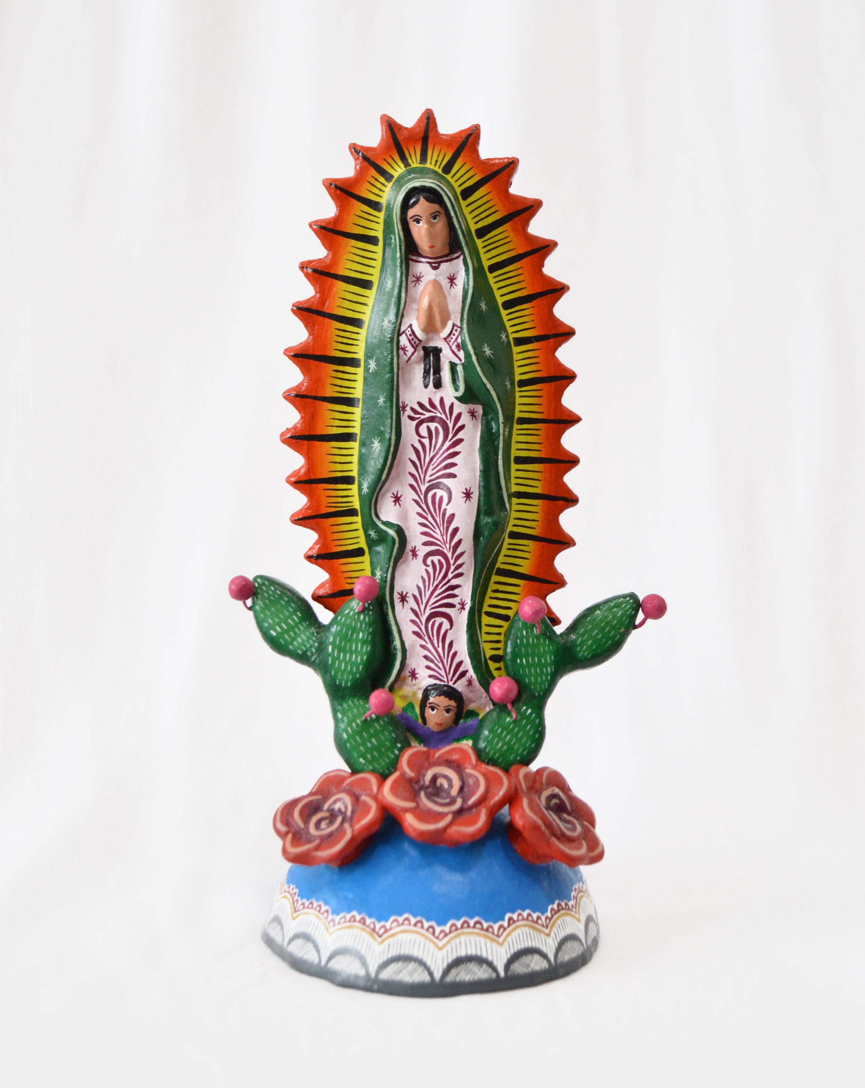 Virgen de Guadalupe base celeste